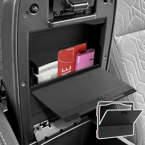 YOJOJOCO Center Console Organizer Compatible with Chevy Blazer 2025 2024 2023 2022 2021 2020 2019 Accessories Black ABS Plastic Material Armrest Secondary Storage Box in Kuwait
