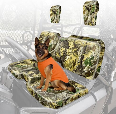 غطاء مقعد BORDAN 1680D UTV Wingback لعام 2022-2026 Polaris Ranger XP 1000، أغطية مقاعد شديدة التحمل مقاومة للماء لغطاء مقعد مموه 60/40 مجموعة غطاء مقعد مموه مقاوم للحيوانات الأليفة (6 قطع) in Saudi Arabia
