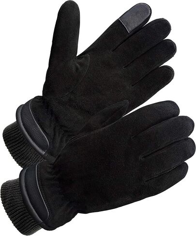 SKYDEER 3M Thinsulate Thermal Winter Work Gloves with Windproof Premium Genuine Deerskin Suede Leather (Unisex) in Saudi Arabia