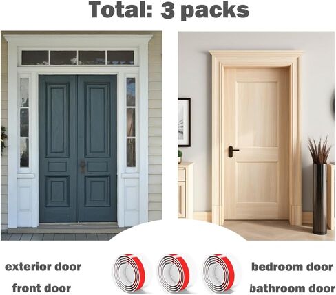 تحت الباب مسودة حظر الباب السفلي الختم سدادة الهواء السدادة تحت الباب الطقس بتجريد صوتية باب الختم 5 حزم 2 في × 39 باللون الأبيض in Kuwait