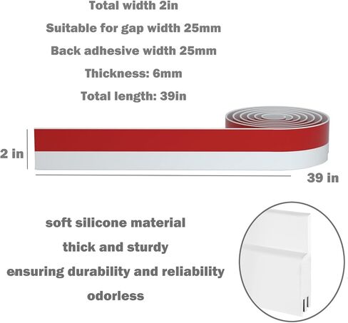 تحت الباب مسودة حظر الباب السفلي الختم سدادة الهواء السدادة تحت الباب الطقس بتجريد صوتية باب الختم 5 حزم 2 في × 39 باللون الأبيض in Kuwait