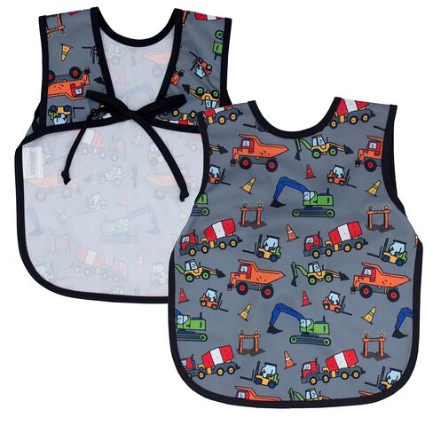 BapronBaby Outer Space Bapron - No Neck Tie Safer Bib for Baby & Toddler - Soft Waterproof Stain Resistant - Machine Washable - Sz Baby/Toddler 6m-3T in Kuwait
