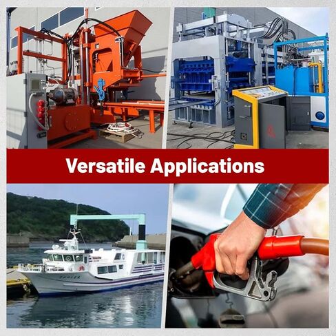 findmall 3/4 Inch x 50 Ft Diesel Fuel Hose Reel with Fuel Nozzle Heavy Duty Steel Retractable Hose Reel in Kuwait