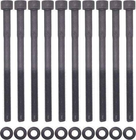 HiSport Engine Cylinder Head Bolt Set - Compatible with 2003-2018 Dodge Ram Chrysler 5.7L 6.1L 6.4L Jeep - Replace ES 72200 in Kuwait