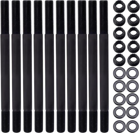 HiSport Engine Cylinder Head Bolt Set - Compatible with 2003-2018 Dodge Ram Chrysler 5.7L 6.1L 6.4L Jeep - Replace ES 72200 in Kuwait