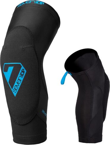 7 iDP Transition Knee Pads for Mountain Biking and Action Sports, Black in Kuwait