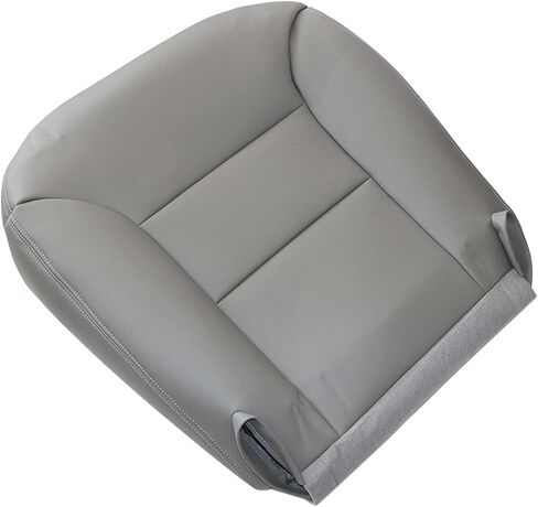 SecosAutoparts Driver Side Bottom Replacement Leather Seat Cover Gray Compatible with Chevy Tahoe Suburban Silverado 1500 2500 3500 Compatible with GMC Sierra Yukon 1995 1996 1997 1998 1999 in Kuwait
