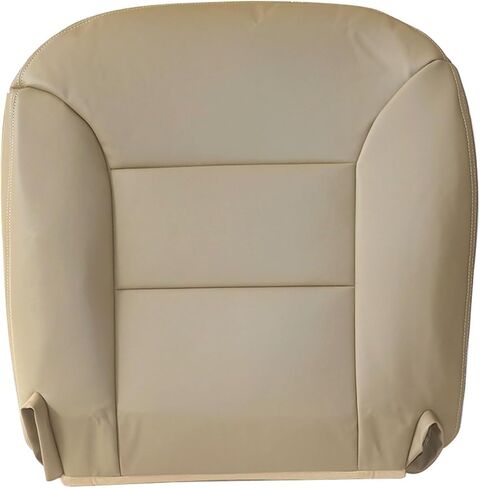 SecosAutoparts Driver Side Bottom Replacement Leather Seat Cover Gray Compatible with Chevy Tahoe Suburban Silverado 1500 2500 3500 Compatible with GMC Sierra Yukon 1995 1996 1997 1998 1999 in Kuwait