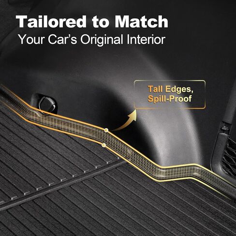 Cargo Liner Backrest Mat Compatible with 2017-2025 Mazda CX-5 Backrest Mat Trunk Mat Replacement for 2020 2021 2022 2023 2024 2025 CX5 Accessories (Rear Backrest Mat+Rear Cargo Mat) in Kuwait