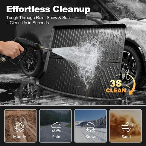 Cargo Liner Backrest Mat Compatible with 2017-2025 Mazda CX-5 Backrest Mat Trunk Mat Replacement for 2020 2021 2022 2023 2024 2025 CX5 Accessories (Rear Backrest Mat+Rear Cargo Mat) in Kuwait