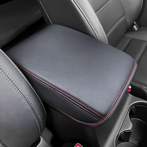 Car Center Console Cover for Mazda CX5/CX-5 2018-2025 Accessories, Anti-Scratch Leather Middle Console Lid Cover Pad Protector Elbow Arm Rest Cover for Car (Black) in Kuwait