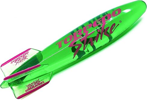 Torpedo Strike 10.25" Large Pool Torpedo Rocket Spins & Glides Up to 30 Feet Like Underwater Football for Under Water Passing Games Underwater Torpedo Diving Toy Glider (Yellow) in Kuwait
