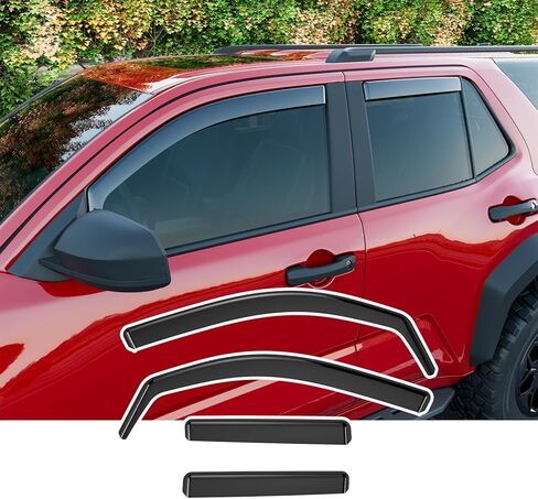 Side Window Visor Deflector Compatible with 2022-2025 Ford Maverick Visor Trim Cover Replacement for 2022-2025 Ford Maverick Accessories(Compatible with 2022-2025 Maverick) in Saudi Arabia