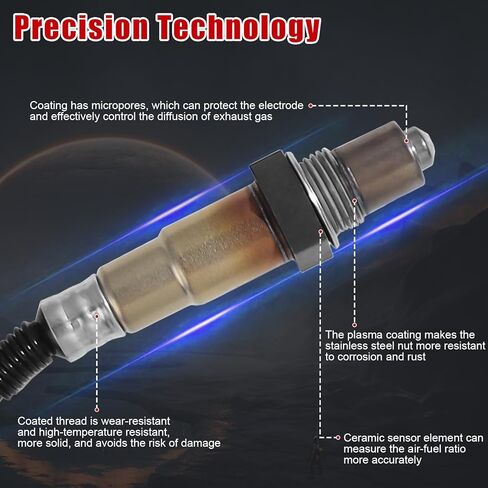 2Pcs Oxygen Sensor Upstream and Downstream 234-4528 234-4529 O2 Sensor Compatible with Chevrolet Cruze 11-14 & for Sonic 12-20 & for Trax 12-20 1.4L in Saudi Arabia