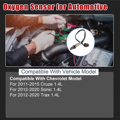 2Pcs Oxygen Sensor Upstream and Downstream 234-4528 234-4529 O2 Sensor Compatible with Chevrolet Cruze 11-14 & for Sonic 12-20 & for Trax 12-20 1.4L in Saudi Arabia