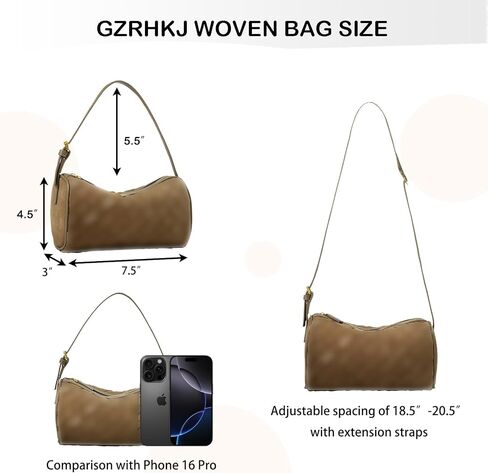 Woven Leather Bag, Evening Bag Clutch Purses for Women, Leather Top-handle Shoulder Bags, Small Woven Handbag in Kuwait