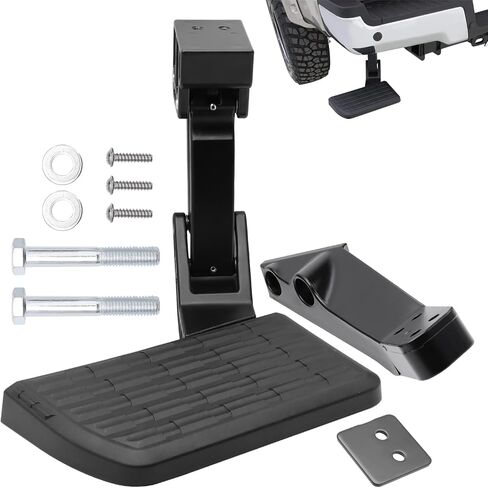 Bed Step,Truck Side Step,Retractable Step Compatible with 23-25 Ford F-250 F-350 F450 F550 Super Duty, Driver Left Side, Folding Truck Step Replace VPC3Z-17A958-D in Kuwait