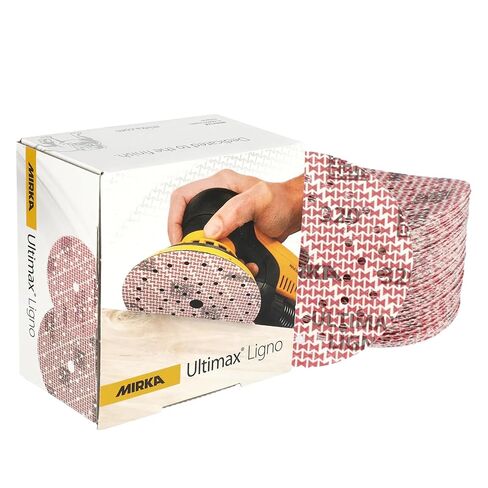 Mirka Ultimax Ligno 5 Inch Grip Multifit Sanding Disc 80 in Kuwait