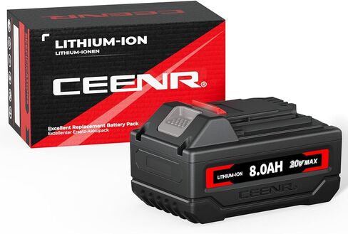 CEENR LB2X4020 8.0Ah Battery Replacement for Black and Decker 20V Lithium Battery Compatible with Black and Decker Battery in Kuwait