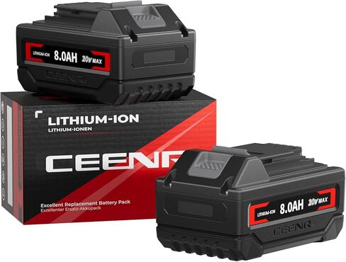 CEENR LB2X4020 8.0Ah Battery Replacement for Black and Decker 20V Lithium Battery Compatible with Black and Decker Battery in Kuwait