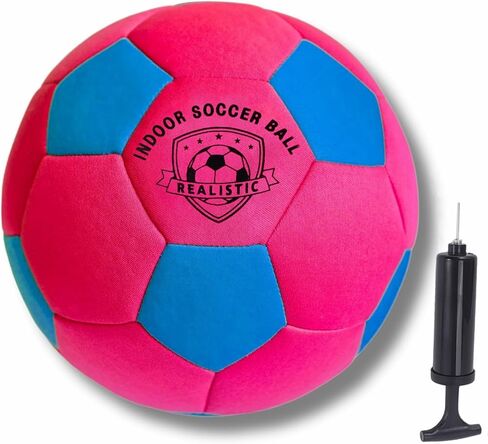 كرة قدم داخلية مقاس 4 - كرة قدم ناعمة مقاس 4 للحماية داخل أثاث المنزل مقاس 4 كرة قدم للفتيات والأطفال والشباب وهدايا كرة القدم الممتعة لعيد الميلاد وعيد الميلاد in Kuwait