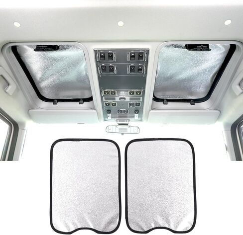 Car Sunroof Sun Shade Breathable Mesh Compatible with Ineos Grenadier 2020-2025 Foldable Roof Sunshade Automotive Sunroof UV Sun Protection Accessories (Off-White) in Saudi Arabia
