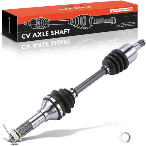 A-Premium Pair (2) Front Driver and Passenger CV Axle Shaft Assembly Compatible with Yamaha Bruin 350 04-06, Grizzly 350 07-11, Grizzly 400 07-08, Kodiak 400 03-06 in Kuwait