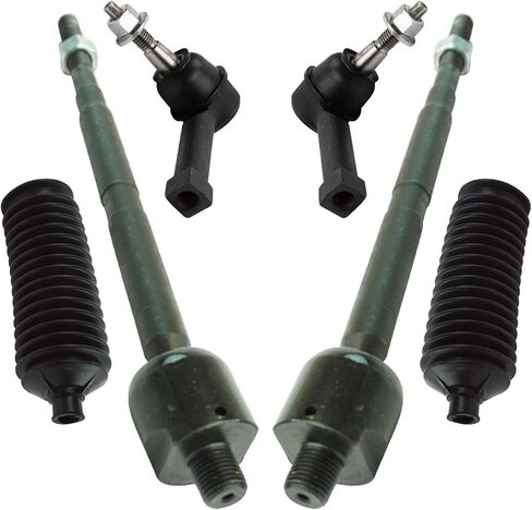 TRQ Front Touring Kit Drag Link Tie Tie Rod Rod Rod Teaching Sleeve Bar متوافق مع 1998-1999 Dodge Ram 2500 Ram 3500 in Kuwait