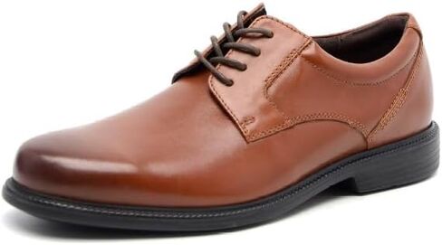 Rockport Men's Charles Road Plain Toe Oxford, Dark Brown, 14 in Saudi Arabia