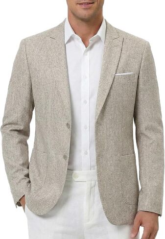 Men's Causal Suit Blazer Slim Fit Sport Jackets for Men Two Button Business Wedding Party Banquet in Kuwait