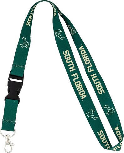 Desert Cactus University of South Florida Lanyard Car Keys ID Badge Holder Keychain Detachable Breakaway Snap Buckle (Gold) in Saudi Arabia
