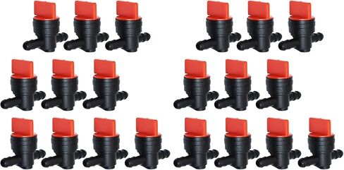labwork 10PCS 1/4" Straight in-Line Fuel Shut-Off/Cut-Off Valves Replacement for Briggs Stratton Replacement for John Deere Replacement for Toro 494768 493960 in Saudi Arabia