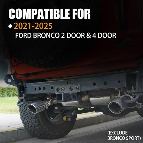 MusixiA 2" Tow Trailer Hitch Receiver Kit Fit for 2018-2024 Wrangler JL JLU Hitch Receiver with Cover,Rear Bumper Towing Combo 2 Doors and 4 Doors ﻿ in Kuwait