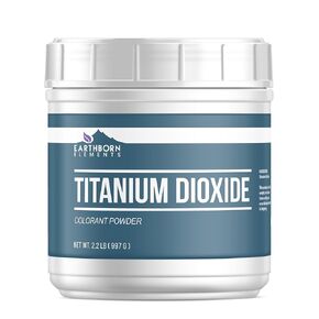 Earthborn Elements Titanium Dioxide 2.2 lb, Naturally Occurring Mineral, DIY Essential in Kuwait
