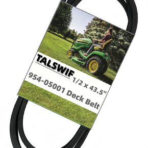 حزام سطح جزازة العشب 954-05001 754-05001 (1/2 بوصة × 43.5 بوصة) يناسب MTD Troy-Bilt Cub Cadet CC30 CC30H TB30 TB30R Craftsman R110 R140 R105 RER1000 R1000 R1500 490-501-C065 490-501- M065 CMXGZAM501065 in Kuwait