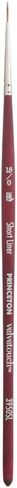 Princeton Velvetouch, Series 3950, Paint Brush for Acrylic, Oil and Watercolor, Short Liner, 18/0 Red in Saudi Arabia