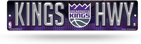 Rico Industries NBA Utah Jazz Plastic Street Sign Plastic 4" x 16" Street Sign in Saudi Arabia