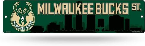 Rico Industries NBA Utah Jazz Plastic Street Sign Plastic 4" x 16" Street Sign in Saudi Arabia