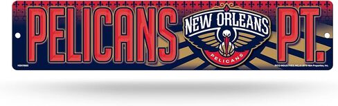 Rico Industries NBA Utah Jazz Plastic Street Sign Plastic 4" x 16" Street Sign in Saudi Arabia