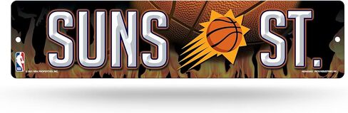 Rico Industries NBA Utah Jazz Plastic Street Sign Plastic 4" x 16" Street Sign in Saudi Arabia