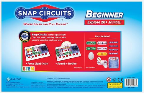 Snap Circuits Beginner, Electronics Exploration Kit, Stem Kit for Ages 5-9 (SCB-20) in Kuwait
