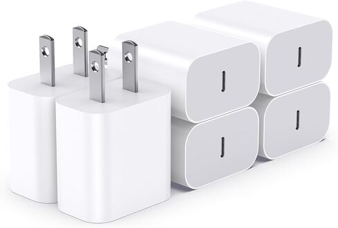 USBC Charger Block for iPhone 16 Charging Plug,MFI Certified Fast USB C Wall Cube 2Pack Power Adapter for iPhone 15/16 Pro/Plus/Pro Max/14/13/12/11,for iPad Air/Mini USB-C Charge Brick Box in Kuwait