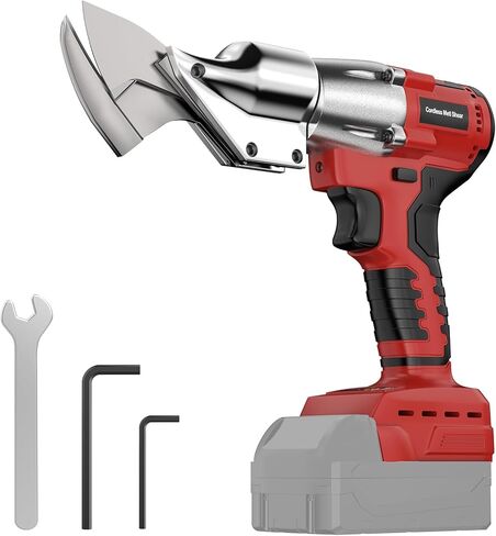 قطع الصفائح المعدنية اللاسلكية لبطارية MIL-Waukee 18V ، مقصات معدنية كهربائية برأس دوار 360 درجة ، عزم الدوران 221 قدمًا ، مقص بدون فرش للفولاذ المقاوم للصدأ ، المعادن ، الحديد （لا تشمل البطارية) in Kuwait