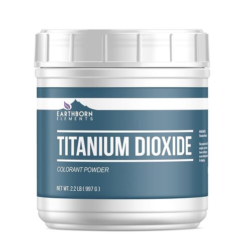 Earthborn Elements Titanium Dioxide 2.2 lb, Naturally Occurring Mineral, DIY Essential in Kuwait