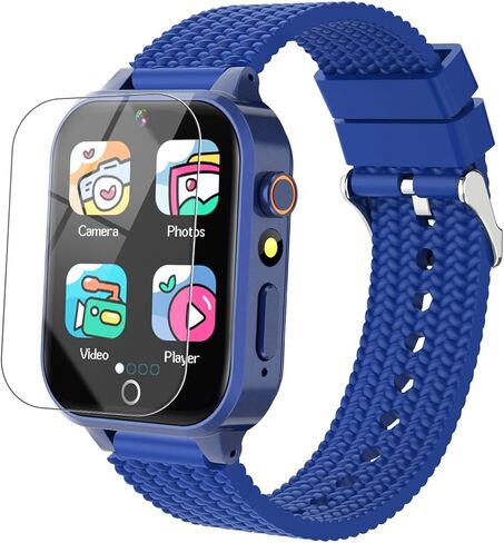 Smart Watch for Kids Girl Gift Ages 3-12, 2 Screen Protector, 26 Puzzle Games, HD Camera Video Music Player Touchscreen Pedometer, Educationtal Toy Brithday Gifts for Girl Ages 4 5 6 7 8 9 10(Pink) in Kuwait