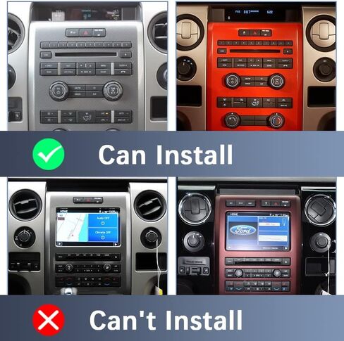Android 13 Car Stereo Radio for Ford F150 SVT Raptor 2009 2010 2011 2012 with GPS Navigation, Rimoody 9 Inch Touch Screen Bluetooth FM WiFi Mirror Link + Backup Camera in Saudi Arabia