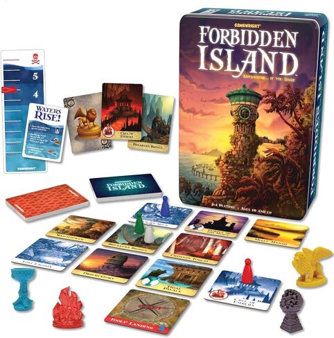 Forbidden Island – The Cooperative Strategy Survival Island Board Game,2-4 players in Kuwait