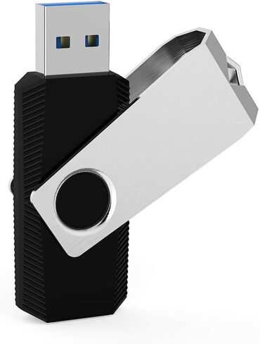 Aiibe 16GB USB Flash Drive Thumb Drive USB 3.0 Memory Stick PenDrive 16GB - Black in Kuwait