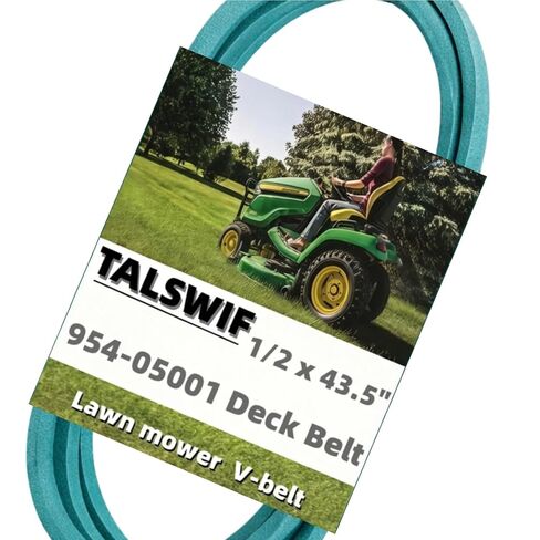 Lawn Mower Deck Belt 954-05001 754-05001 (1/2" x 43.5") Fits MTD Troy-Bilt Cub Cadet CC30 CC30H TB30 TB30R Craftsman R110 R140 R105 RER1000 R1000 R1500 490-501-C065 490-501-M065 CMXGZAM501065 in Saudi Arabia