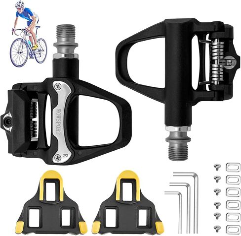 SPD Bike Cleats - Compatible with Shimano SM SH51, Black Bike Cleats Set for MTB Bike Bicycle,Indoor Cycling (2 Pairs SPD Cleats) in Saudi Arabia